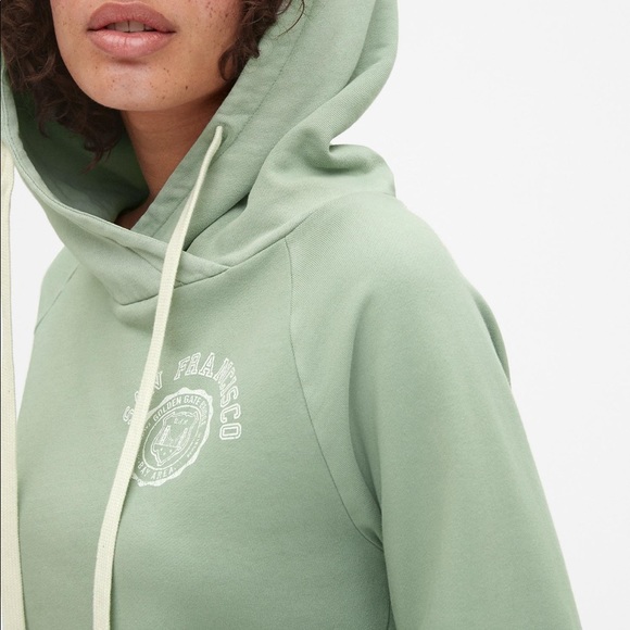 GAP hoodie -sage color- women's size M San Francisco - Picture 2 of 6
